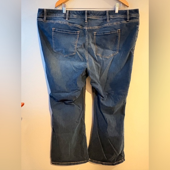 Torrid Luxe Slim Boot Jean Dark Blue Plus Size 26S - Picture 5 of 7